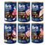 BRIT Premium by Nature - nourriture naturelle Mix de saveurs pour chiens - 6x400 g