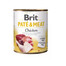 BRIT Pate&Meat chicken - pâtée de poulet pour chiens - 800 g
