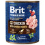 BRIT Premium by Nature chicken, hearts - poulet et cœurs pour chiens - 800 g
