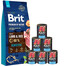 BRIT Premium By Nature Sensitive Lamb - Nourriture à base d'agneau et de riz pour chiens adultes ayant un système digestif sensible - 15 kg + nourriture humide avec agneau 6x400 g