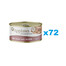 APPLAWS Cat Tin - Filet de thon et saumon en bouillon - 72x156 g