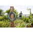 GARDENA Tuyau spiralé de jardinage de ville 7.5 m - set avec arroseur droit