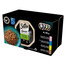 SHEBA Sauce Collection Sélection de Saveurs 8x85 g en sauce avec saumon, thon, poulet, canard
