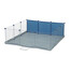 ZOLUX NEOLIFE Wybieg Neopark dla kawii domowej105x105x35 niebieski