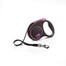 FLEXI Laisse automatique Black Design S sangle 5 m couleur rose