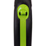 FLEXI Laisse réfléchissante & automatique New Neon S Sangle 5m Vert/Noir