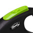 FLEXI Laisse réfléchissante & automatique New Neon S Sangle 5m Vert/Noir