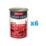 ANIMONDA GranCarno Junior Lot avec viande de bœuf et cœurs 6 x 400 g