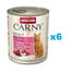 ANIMONDA Carny Adult Combinaison de bœuf, dinde et crevettes 6 x 800 g