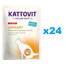 KATTOVIT Feline Diet Urinary Nourriture humide avec du veau pour les chats ayant des problèmes urinaires 24x85 g