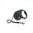 FLEXI Laisse Black Design S Sangle 5m Bleu