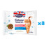 BUTCHER'S Delicious Dinners Morceaux en gelée pour chats adultes 32x100g au saumon, à la truite