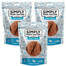 SIMPLY FROM NATURE Meat Strips - Bandes de viande de lapin et carottes pour chiens - 3x80 g