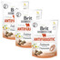BRIT Care Dog Functional snack antiparasitic 3x150 g friandises antiparasitaires au saumon