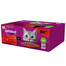 WHISKAS Adult Classic Meals - nourriture humide pour chats adultes en sauce (morceaux avec : bœuf, poulet, agneau, volaille) - sachets 80 x 85 g