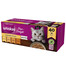 WHISKAS Adult Poultry Flavours - nourriture humide en gelée pour chats (avec poulet, canard, volaille, dinde) - 40x85 g