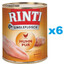 RINTI Singlefleisch Chicken Pure - Poulet monoprotéinée - 6x400 g