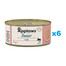 APPLAWS Cat Tin Senior - Filet de thon et saumon en gelée pour chats âgés - 6x70g