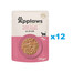 APPLAWS Cat Pouch - Filet de thon et crevettes en bouillon - 12x70 g