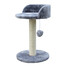 KATIDO Griffoir avec lit pour chat 47 cm gris-bleu