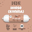 PAKA ZWIERZAKA PEPE Meat Snack Saucisses de viande de cheval pour chiens 200g