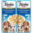 INABA Dog Twin Aliment humide avec poulet, légumes et fromage 2x40 g