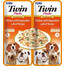 INABA Dog Twin Aliment humide avec du poulet, des légumes et du bœuf 2x40 g