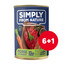 SIMPLY FROM NATURE Nourriture humide pour chien à la viande de cheval avec graines de lin 6 x 400 g + 1 GRATUIT