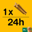 PEDIGREE DentaStix - traitement dentaire pour chiens de grandes races - 56 pièces. 8x270g