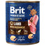 BRIT Premium by Nature - nourriture naturelle pour chiens à base d'agneau et de sarrasin - 800 g