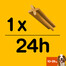 PEDIGREE DentaStix™ Daily Oral Care - friandises dentaires pour chiens de races moyennes - 3 pièces - 77 g