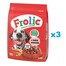 FROLIC Naturally Irresistible Nourriture complète pour chiens adultes avec du boeuf frais 3x2,6 kg