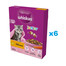 WHISKAS Junior 6x300 g nourriture sèche complète avec du poulet délicieux pour chatons
