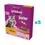WHISKAS Junior 5x800 g nourriture sèche complète pour chatons avec du poulet délicieux