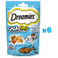 DREAMIES ShakeUps Multivitamins 6x55g friandise pour chat festin aux fruits de mer au goût de saumon, thon et crevettes