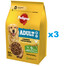 PEDIGREE Adult 3x2,6 kg avec volaille et légumes nourriture sèche complète pour chiens de grandes et moyennes races