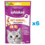 WHISKAS Anti-Hairball 6x50g friandises détox pour chats adultes