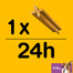 PEDIGREE Dentastix - traitement dentaire pour petites races - 28 pièces - 4x110 g