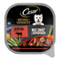 CESAR Plateau de viande de bœuf, garni de haricots verts, de carottes et de baies 100 g