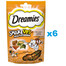 DREAMIES ShakeUps Multivitamins 6x55g friandise pour chat au poulet, à la canard et à la cataire