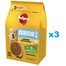 PEDIGREE Junior 3x2,6 kg avec volaille et légumes aliment complet sec pour chiens de grande et moyenne taille en pleine croissance