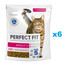 PERFECT FIT Adult 1+ 6x750 g Croquettes complètes pour chats adultes, riches en saumon frais