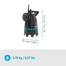 GARDENA Pompe submersible pour eaux usées 10500 BASIC