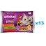 WHISKAS Adult sachet 52x85g Collection d'aliments pour chats humides Countryside Flavours en morceaux de sauce avec de l'agneau, du poulet et des carottes, du bœuf et de la volaille