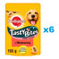 PEDIGREE Tasty Bites Chewy Slices friandises pour chien au boeuf 6x155g