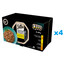 SHEBA Selection Poultry Flavours plateaux 32x85 g nourriture complète humide pour chats adultes en sauce avec du poulet et de la dinde, poulet, volaille, dinde