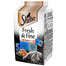 SHEBA sachet Fresh & Fine - nourriture humide pour chats en sauce (au saumon, au thon, au cabillaud) 6x50g