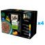SHEBA Nature's Collection Flavour Selection 48x85 g nourriture complète humide pour chats adultes en sauce avec : poulet, dinde, thon, saumon