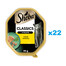 SHEBA tray Classics Poultry Cocktail 22x85g - aliment complet humide pour chats adultes, en pâté