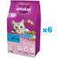 WHISKAS Adult 6x1,4 kg nourriture sèche complète pour chats adultes avec du thon délicieux
